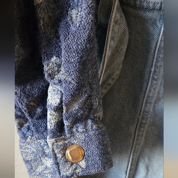 Zara Blue women's Made In Turkey 100% cotton Denim Mini Dress Size M - Picture 6 of 10